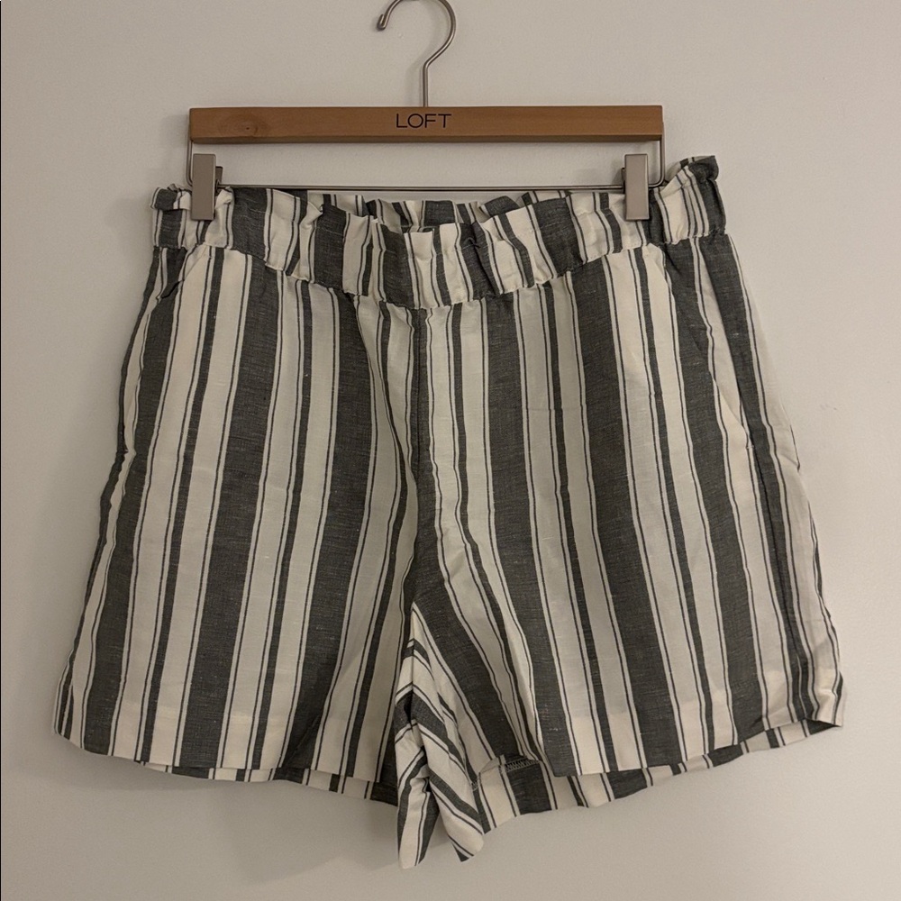 LOFT | PAPER-BAG SHORTS | L